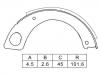 刹车蹄片 Brake Shoe Set:36160-T9325